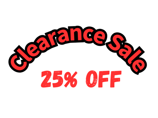 半年盤點，75折清貨  Stock Clearance Sale.