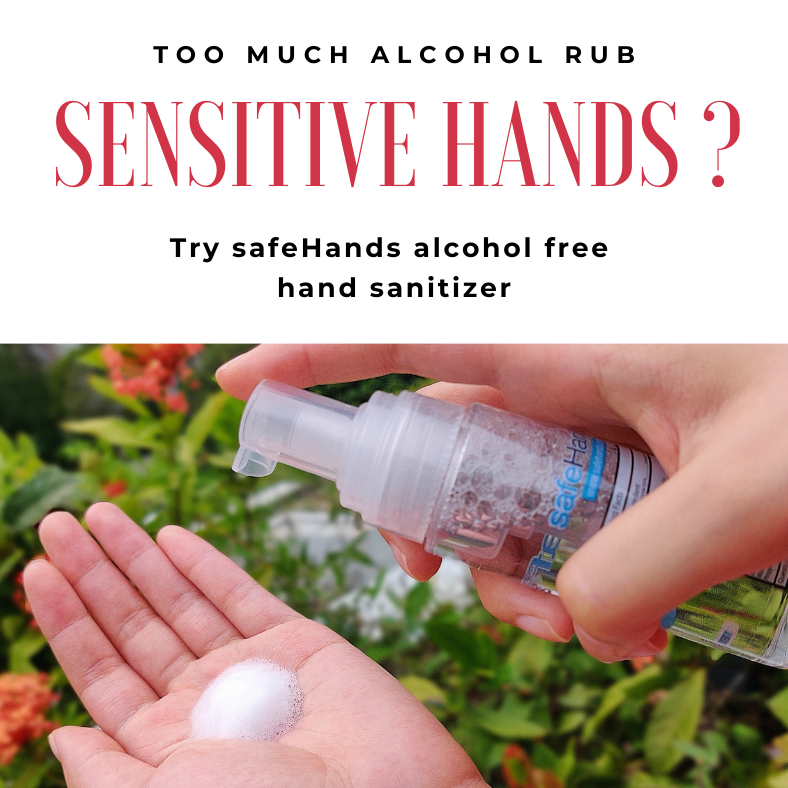 [特惠套裝] 美國safeHands® 無酒精搓手液 1+2套裝  Special pack